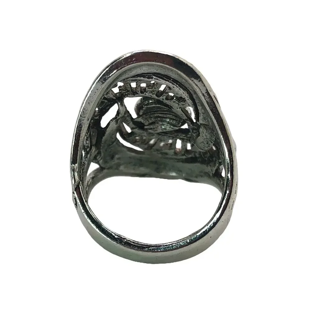 Silver Boho Ring - Size 6